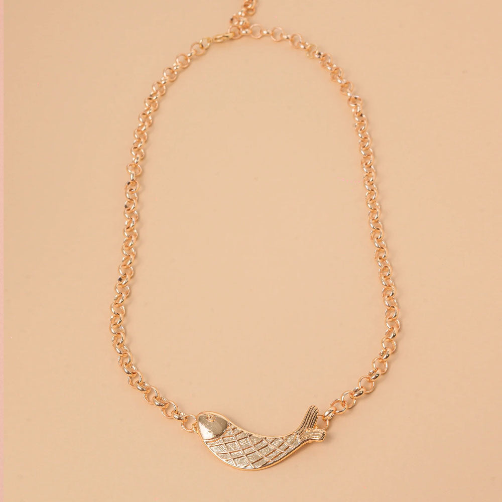 Colar Golden Fish