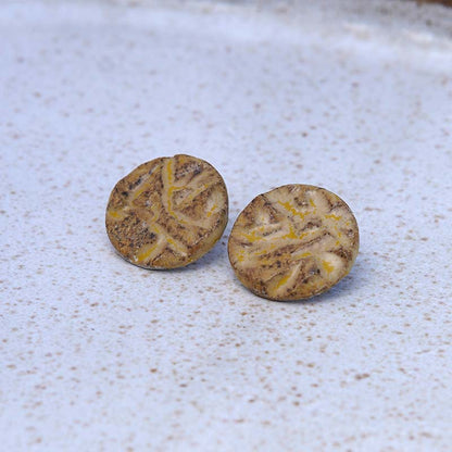 Brinco Encanto Orgânico - Cerâmica