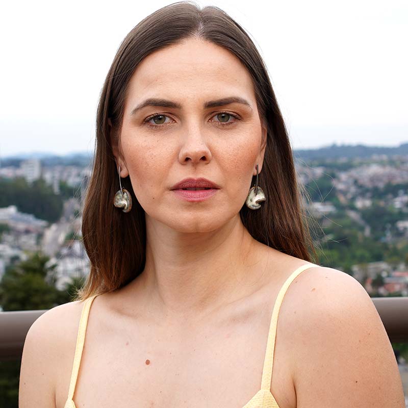 Brinco Concha Serena - Cerâmica