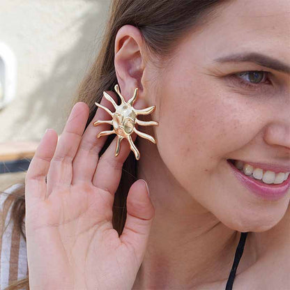 Brinco Sol de Verão - Dourado